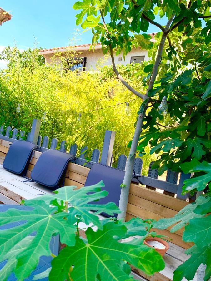 Haut De Villa Entre Mer Et Campagne 히에레 외부 사진